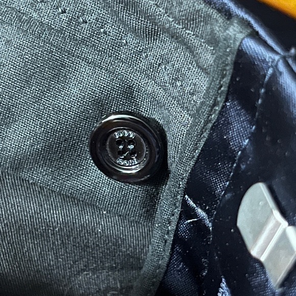 Gucci Heavy Satin Women’s Trousers Navy with Gold Stripe - Picture 14 of 17